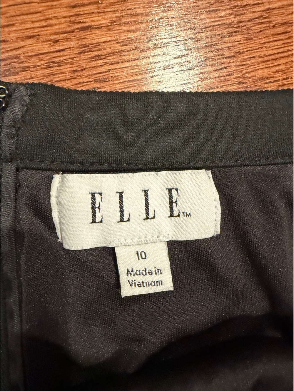 ELLE Black Lace Pencil Skirt Size 10 - Picture 4 of 8